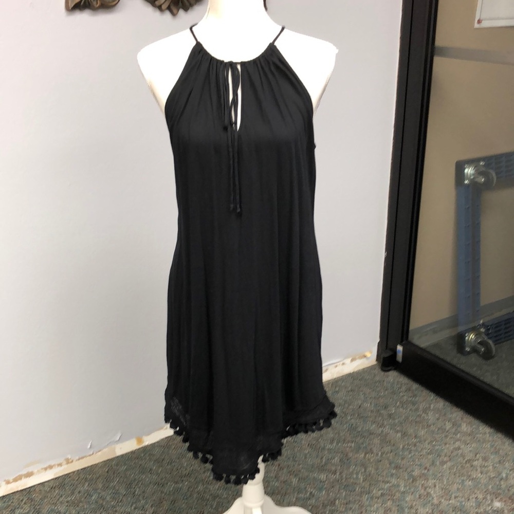 Michael Stars women’s black halter dress. SZ L